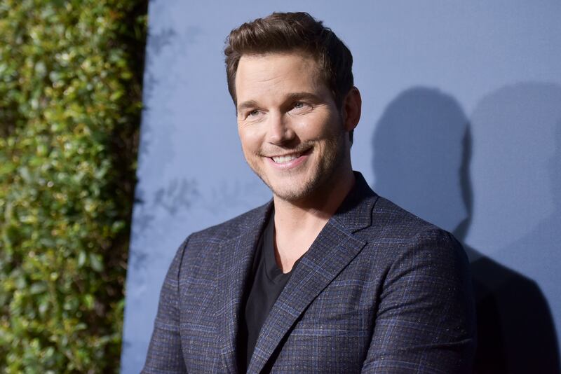 Chris Pratt attends "Jurassic World: The Ride" grand opening celebration at Universal Studios on Monday, July 22, 2019, in Universal City, Calif.