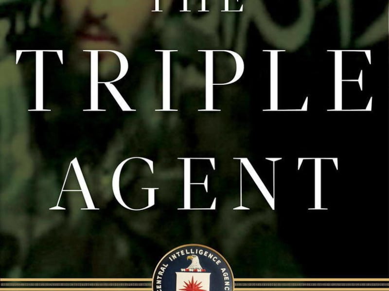 In this book cover image released by Doubleday, "The Triple Agent: The Al-Qaeda Mole Who Infiltrated the CIA," by Joby Warrick, is shown.