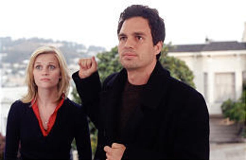 Reese Witherspoon and Mark Ruffalo mix it up in "Just Like Heaven."