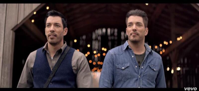 Drew and Jonathan Scott, known as the "Property Brothers," released their first music video, "Hold On."
