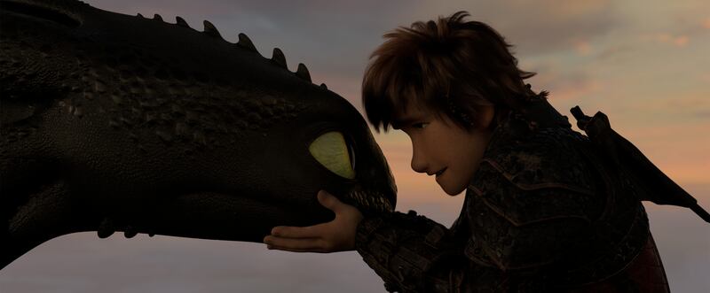 A scene in "How to Train Your Dragon: The Hidden World."