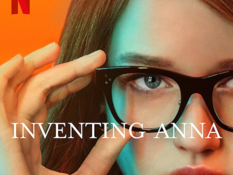 Poster for “Inventing Anna.”