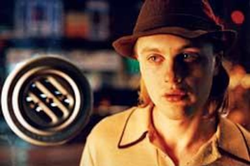 In "Rhinoceros Eyes," Michael Pitt plays Chep, a Hollywood "prop shop" employee. Chep is a loner until he meets Fran (Paige Turco).