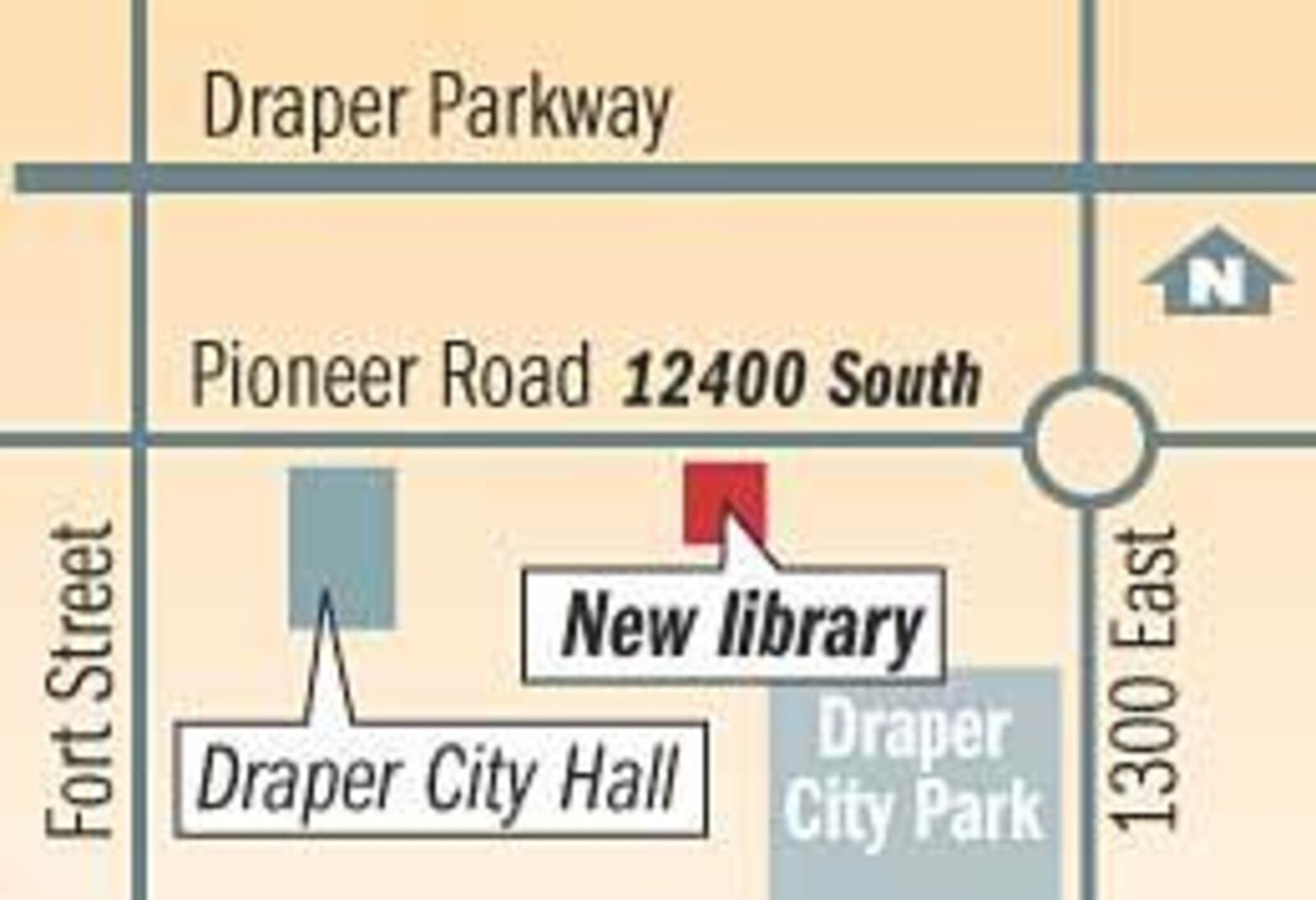 Draper breaks ground for triple-the-size library – Deseret News