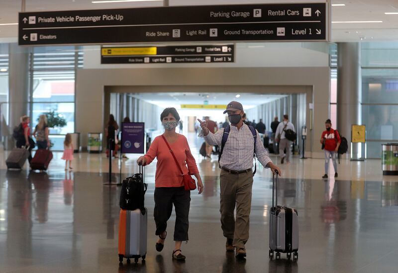 The Salt Lake City International Airport in Salt Lake City.