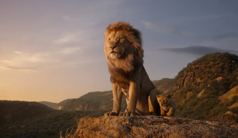 Featuring the voices of James Earl Jones as Mufasa and JD McCrary as Young Simba, Disney's "The Lion King" is directed by Jon Favreau.