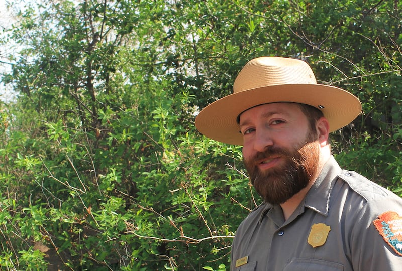 Matt Turner of the National Park Services poses for a photograph.