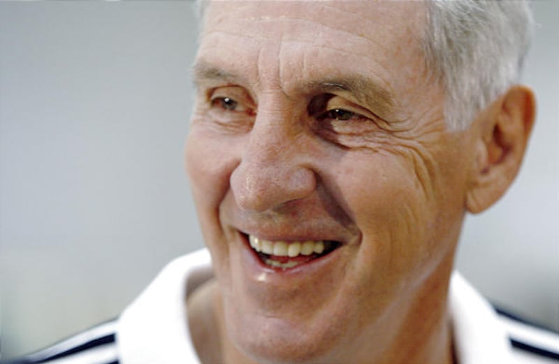 Jazz coach Jerry Sloan smiles during a recent interview. He'll be inducted into the Basketball Hall of Fame on Friday.