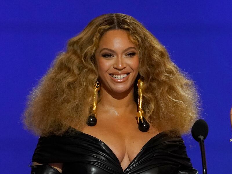 Beyoncé appears at the 63rd annual Grammy Awards in 2021. The singer has just announced her first tour in four years.