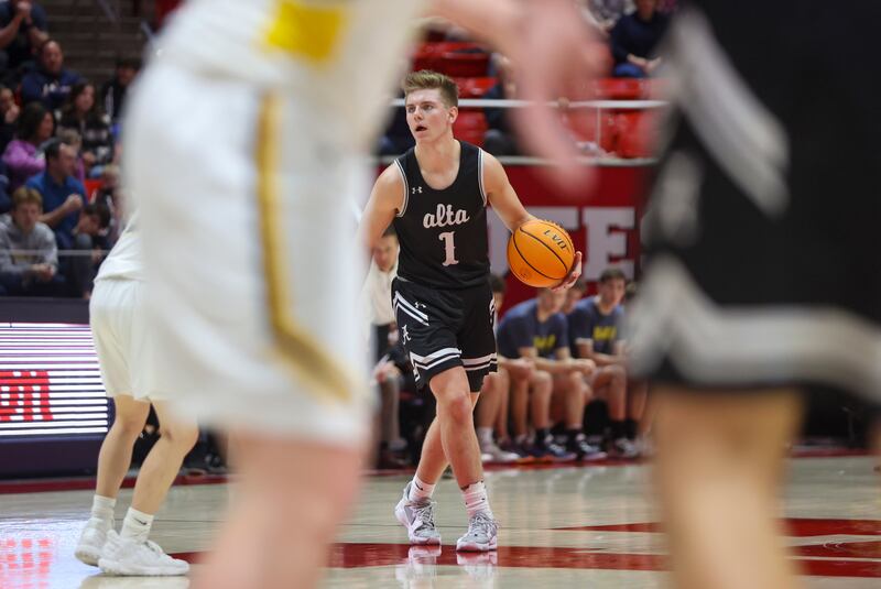 High school boys basketball Bonneville beats Alta in 4A quarterfinals