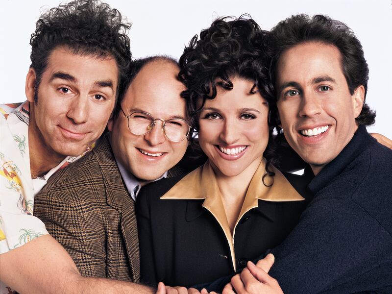 “Seinfeld” aired on NBC for nine years and is still running in syndication.