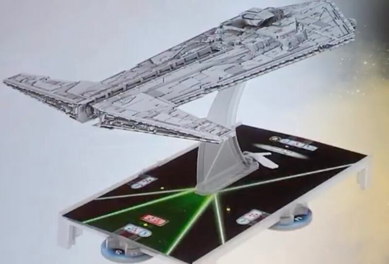 The images shows off what’s being called the Onager Star Destroyer.