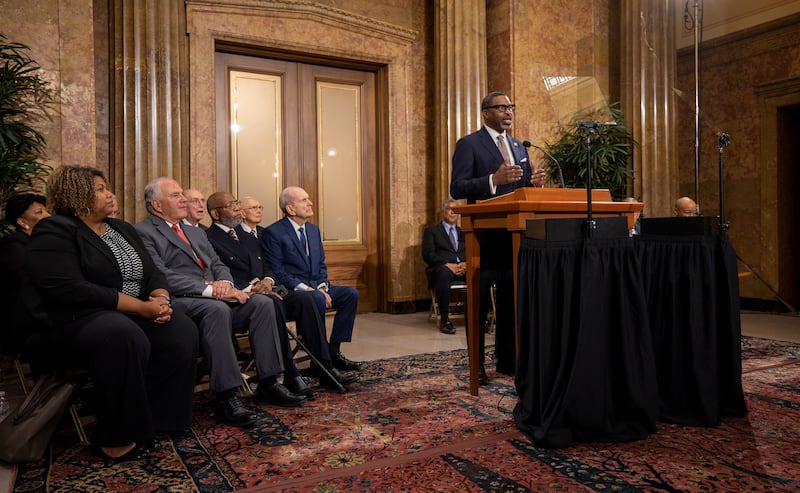 NAACP president Derek Johnson in Salt Lake City with members of The Church of Jesus Christ of Latter-day Saints.