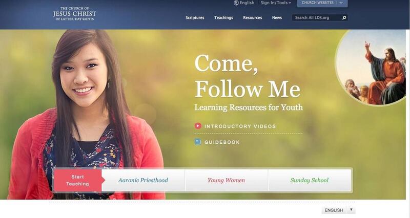"Come, Follow Me" in www.lds.org is the curriculum for the LDS Church's classes for youths.