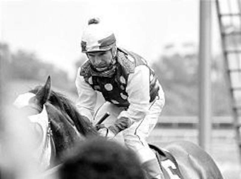 Legendary jockey Bill "Willie" Shoemaker shown here on War Allied in 1981, died Sunday in his sleep in California.