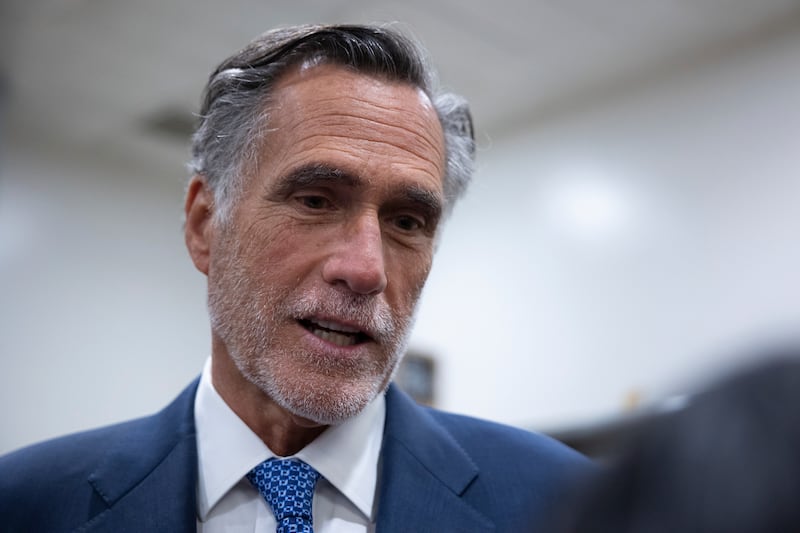 Utah Sen. Mitt Romney.