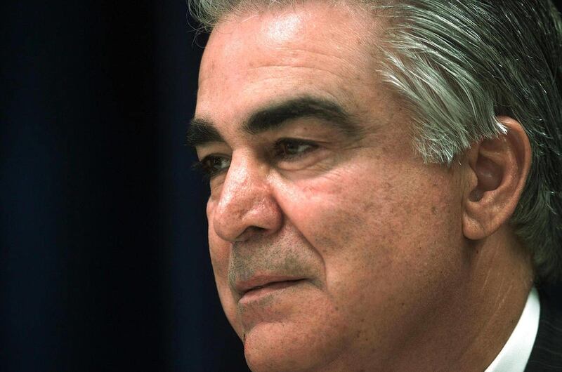 FILE - May 11, 2005 file photo,Eastman Kodak CEO Antonio M. Perez, is seen at the company's annual meeting,in Rochester, N.Y. Eastman Kodak's CEO is reminding Wall Street that the photography pioneer is still a year away from transforming itself into a re