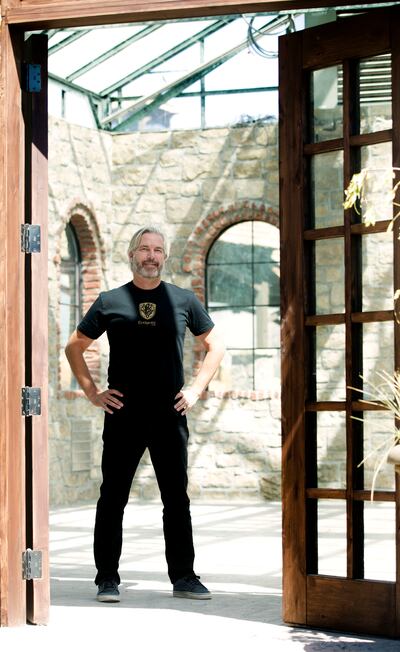 Ken Bretschneider is the CEO of Evermore Park, an Old World, Gothic-styled European village that is opening soon in Pleasant Grove. Photo taken on Thursday, Sept. 13, 2018.