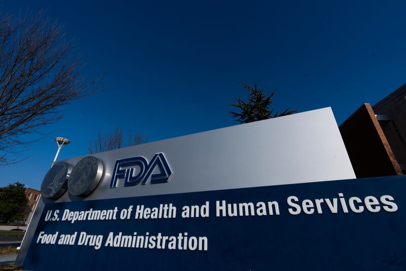 The Food and Drug Administration building is shown in Silver Spring, Md.
