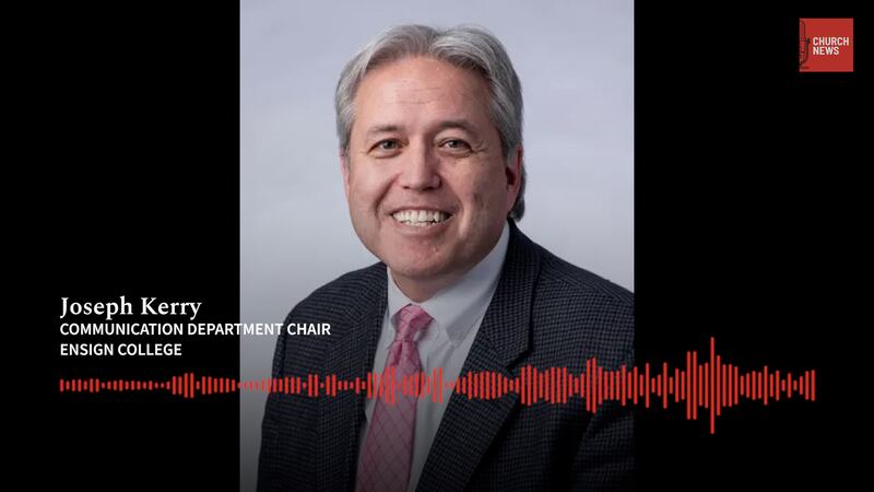 Joseph Kerry, chair of the Communication Department at Ensign College, joins the Church News podcast on Tuesday, May 27, 2025.