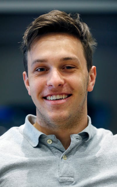 Hudson Earl of American Fork High School poses for a photo during the Beyond the March student forum at the Utah State Office Building in Salt Lake City on Monday, March 19, 2018.