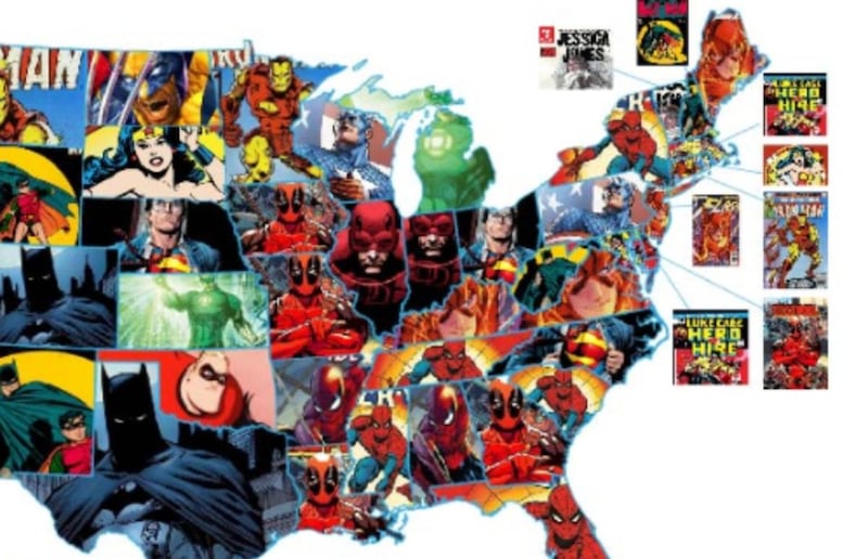 A recent survey from the tech website Decluttr found that Utah’s favorite superhero isn’t uncommon compared to the rest of the country.