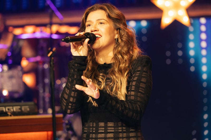 Kelly Clarkson performs during the final episode of "The Kelly Clarkson Show."