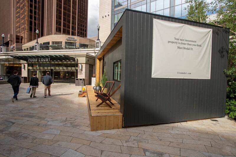 A Modal Living home is displayed at City Creek Center in Salt Lake City on Monday, May 20, 2019.