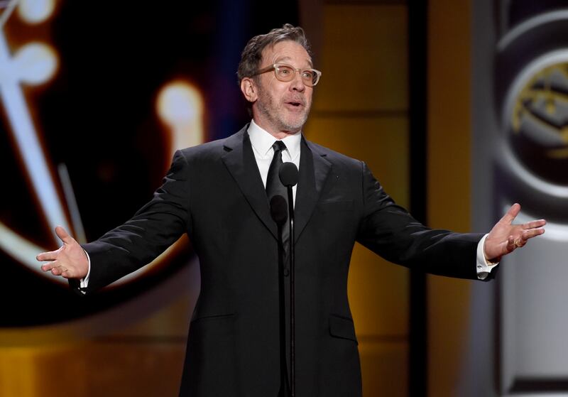 Tim Allen speaks on stage at the 44th annual Daytime Emmy Awards at the Pasadena Civic Center on Sunday, April 30, 2017, in Pasadena, Calif. (Photo by Chris Pizzello/Invision/AP)