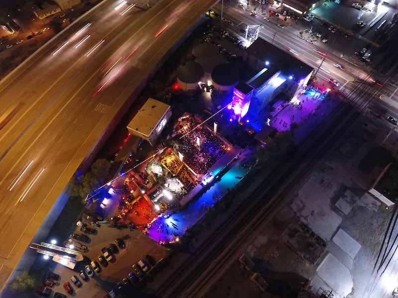 Aerial view of Fear Factory 2023