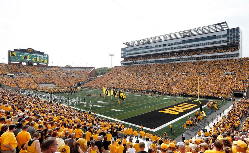 Iowa hosts Utah State in the teams’ football season opener on Saturday.