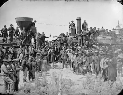 Photos by Andrew J. Russell are on display at BYU's Museum of Art as part of the "After Promontory" exhibit in Provo, on display through Oct. 5.