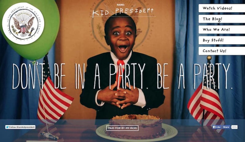 Kid President has quickly become a Web sensation, thanks to the charisma of 10-year-old co-creator Robby Novak.