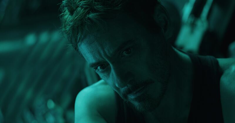 Tony Stark/Iron Man (Robert Downey Jr.) in “Avengers: Endgame.”