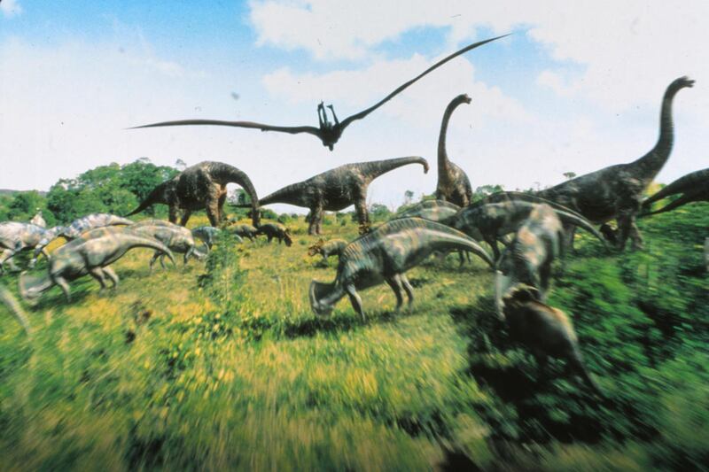 A scene from “Dinosaurs,” which was released in 2000.