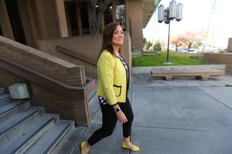 Provo Mayor-elect Michelle Kaufusi is pictured on Tuesday, Nov. 21, 2017.