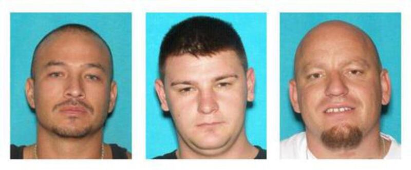 Danny Kiko Gallegos, 35, Braden Parker Emerson, 23, and Levi Joseph Collins, 34, disappeared three years ago. All three are presumed to be dead, but no one has ever been arrested in the case.