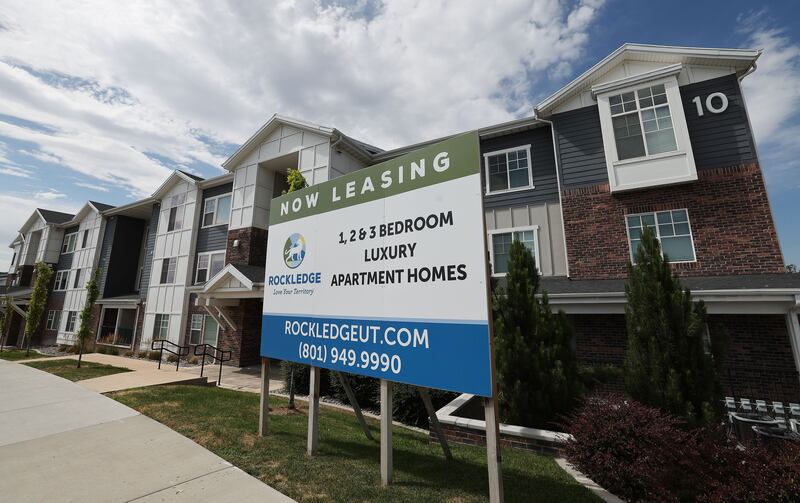 Apartment homes for lease in Sandy on Tuesday, July 12, 2022.