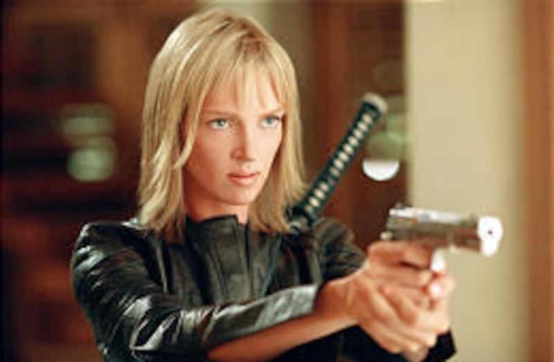 Uma Thurman makes a surprisingly convincing action heroine in violent but entertaining "Kill Bill, Vol. 2."