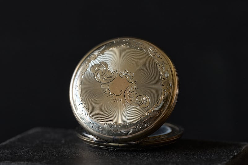 A locket containing a daguerreotype reported to be from the 1840s. Some believe it may be an image of Joseph Smith.