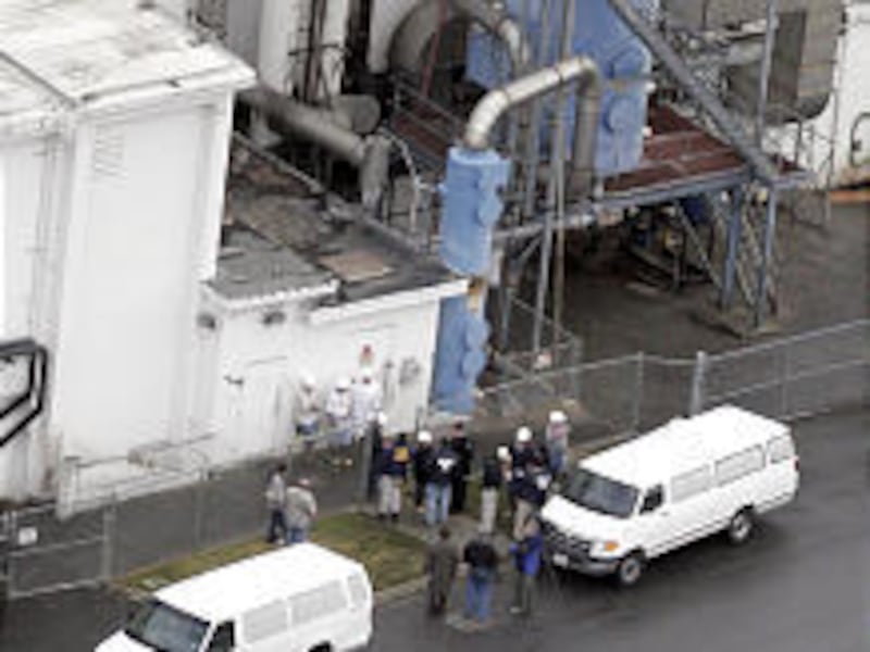 A federal raid takes place at Swift and Co.'s meatpacking facility Tuesday in Hyrum, Cache County.