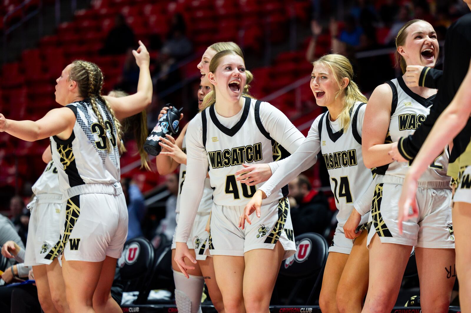 High school girls basketball Wasatch, Springville, Bountiful, Box