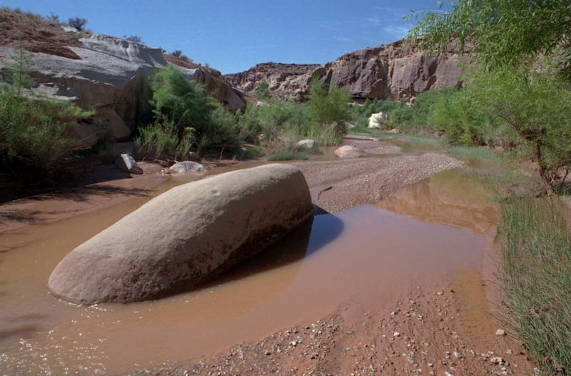 Fort Pearce Wash in southwestern Utah is pictured in this undated file photo.