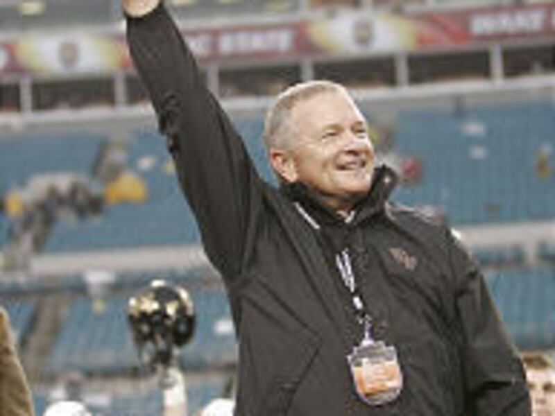 Wake Forest coach Jim Grobe