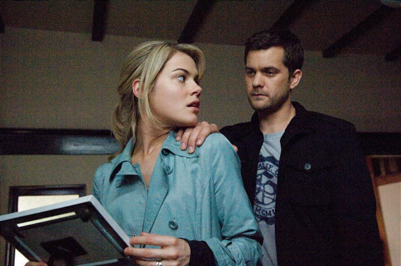Jane (Rachael Taylor) and husband Ben (Joshua Jackson) are terrified by an unseen force in "Shutter."