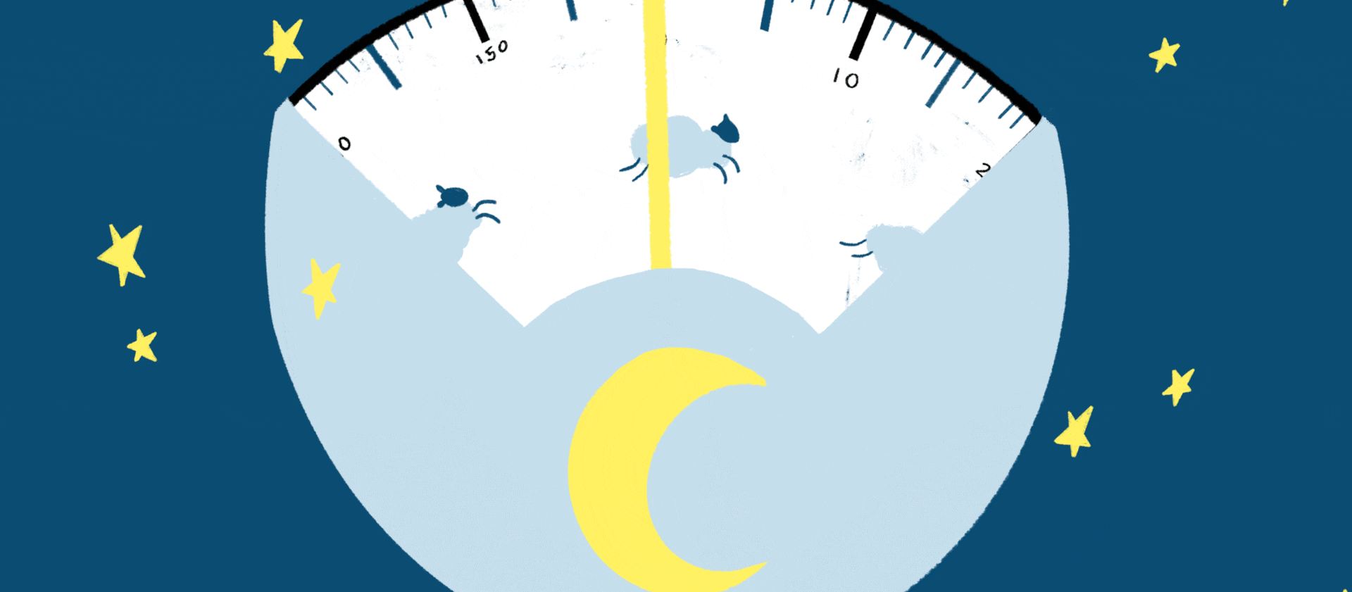 An illustration for sleeping.