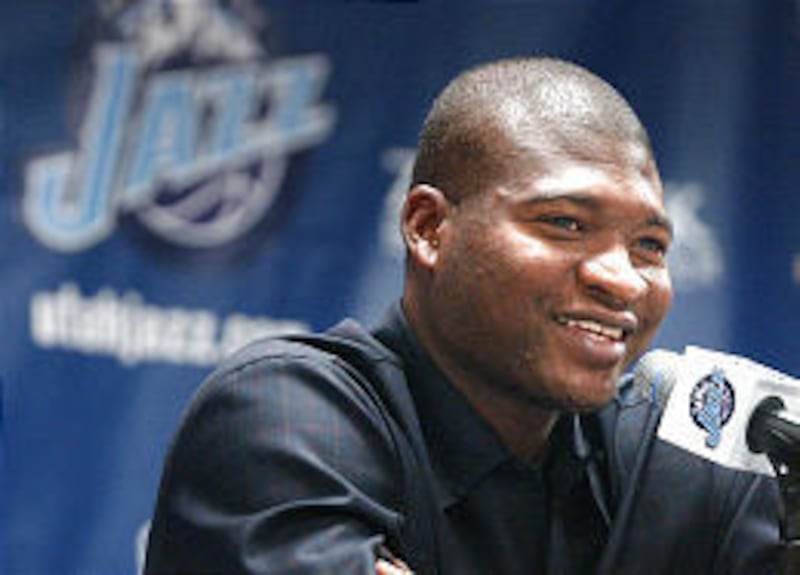 Devin Brown, the newest player for the Jazz, spent the past several years with the Spurs.