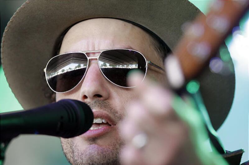 Jakob Dylan's sound is stripped down and acoustic on his first solo CD, "Seeing Things."