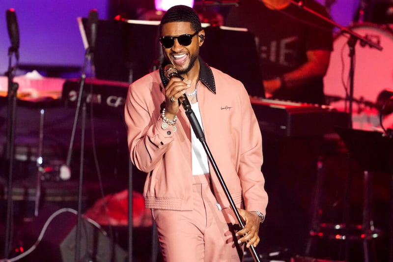 Usher performs at the 51st annual Songwriters Hall of Fame induction and awards gala in New York on Thursday, June 16.