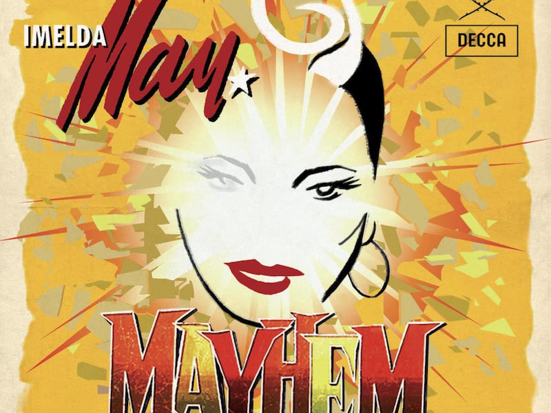 In this CD cover image released by Decca, the latest release by Imelda May, "Mayhem," is shown.